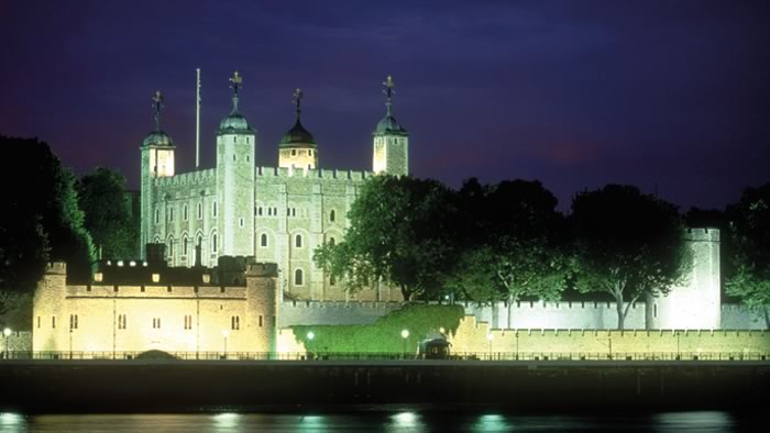 View of the Tower of London