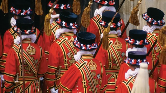 Beefeaters guardians at the Tower of London