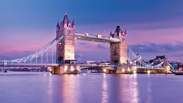 View of the Tower Bridge, London