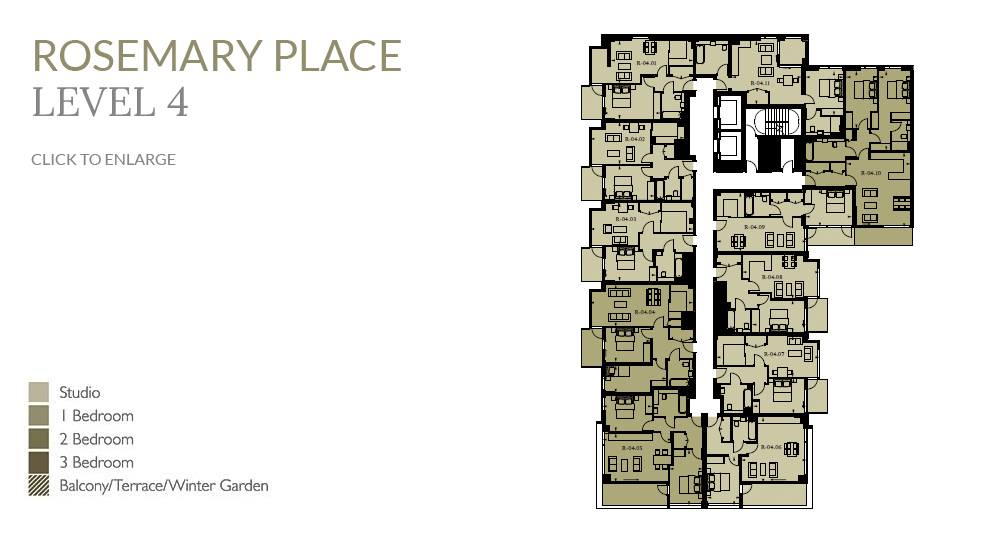 Rosemary Place apartment building level 4