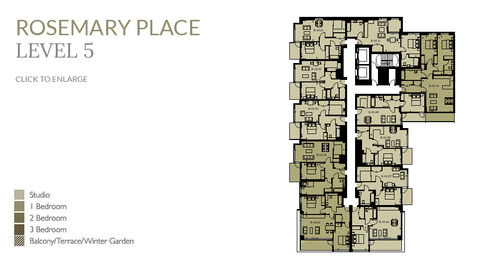 Rosemary Place apartment building level 5